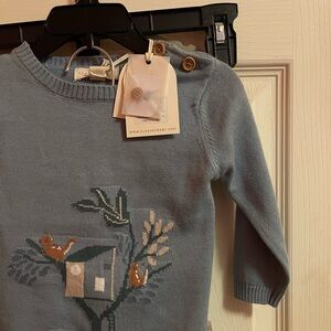 NWT Elegant baby sweater and pant set 6-9M